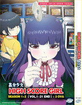 Anime DVD High Score Girl Season 1+2+ 3 OVA Collection Set English Dubbed - £23.01 GBP