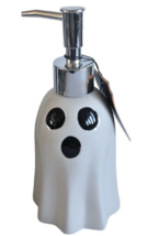 Halloween White Ghost Liquid Soap Lotion Pump Dispenser Spooky Holds 11.... - £24.15 GBP