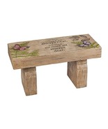 Those We Love Memorial Outdoor Garden Bench Decor 29&quot; W x 14.4&quot; H Butter... - £154.44 GBP