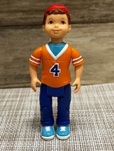 Fisher-Price Loving Family Dollhouse Boy Brother Doll #4 Sports Shirt Cap Hat - $11.64