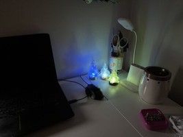 Lighted Desktop Christmas Trees - 3D Printed! - £18.08 GBP