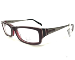 Ray-Ban Vista Montature RB5136 2286 Rosso Bordeaux Bianco a Righe Gray 5... - $55.73
