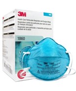 NEW 3M 1860 N95 NIOSH Adult Face Masks, 20 per box - £7.08 GBP