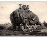 Boulder on Summit of Mt Rollstone Fitchburg Massachusett MA 1913 DB Post... - $10.84