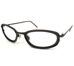 Hugo Boss Eyeglasses Frames HB5737 BR Matte Brown Oval Wrap Full Rim 59-17-145 - £59.62 GBP