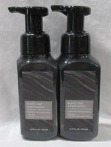 White Barn Bath &amp; Body Works Gentle &amp; Clean Foam Soap Set 2 Black Oak Patchouli - £18.80 GBP