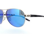 Oakley Feedback POLARIZED Sunglasses OO4079-33 Chrome W/ PRIZM Sapphire ... - $128.69