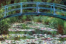 Japanese Footbridge by Claude Monet - Art Print - £17.51 GBP+