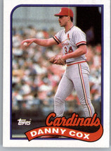 1989 Topps 562 Danny Cox  St. Louis Cardinals - £0.77 GBP