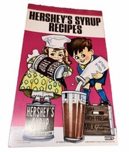 Hershey’s Syrup Recipes Notebook 24 Assorted Pages Vintage 1992 Good Con... - £5.42 GBP