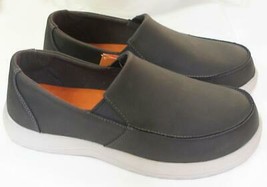 Soft Science Mens Frisco Pro Slip-on Shoes Size 9 Oiled Nubuck Charcoal - £47.29 GBP