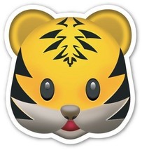 x2 Vinyl Stickers 100mm tiger big cat nature animal laptop panther wild Bengal - £3.91 GBP