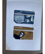 2 cartes téléphoniques rares télécartes Israël HaBima Bezeq - $41.34 CAD