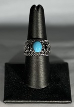 Bali Legacy Arizona Sleeping Beauty Turquoise Ring set in Sterling Silver - £43.07 GBP
