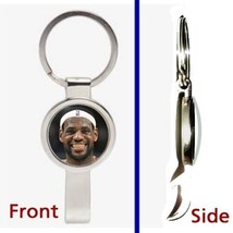 Cleveland Cavaliers LeBron James Pennant or Keychain silver secret bottl... - £10.70 GBP