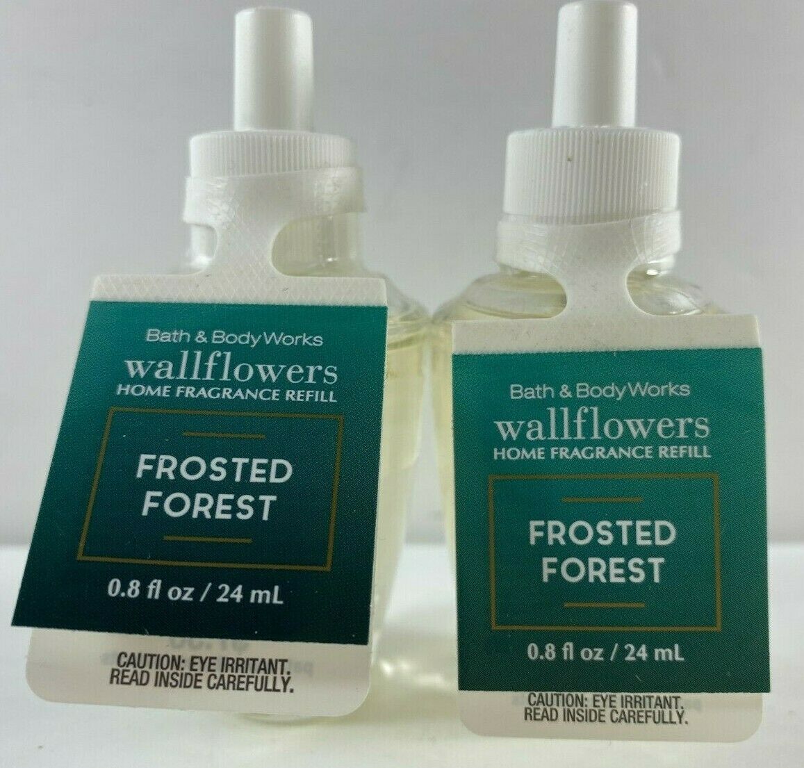 Primary image for Lot 2 Bath Body Works Wallflowers Refill .8 fl oz ea FROSTED FOREST