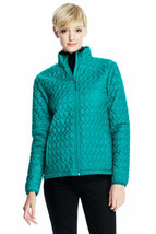 Lands End Women&#39;s Primaloft Packable Jacket Gulf Teal New - £47.18 GBP