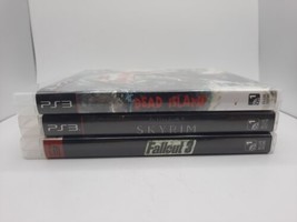 Ps3 Game Lot Of 3 - Fallout 3, Dead Island And Skyrim Tested - $19.00