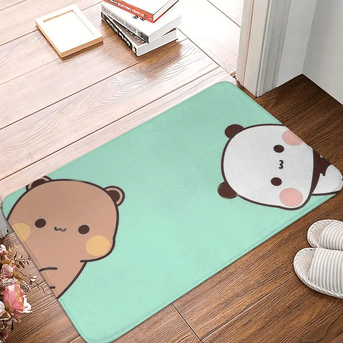 Bath Mat Panda Bear Bubu Dudu Rug Home Doormat Kitchen Carpet Balcony - £12.68 GBP