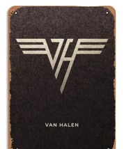 Van Halen Logo Vintage Style Metal Tin Sign Ad - £23.29 GBP