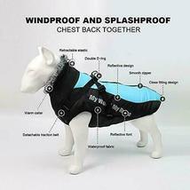 Didog Waterproof Dog Winter Jackets, Cold Weather Dog Coats With Harness and Fur - £29.23 GBP