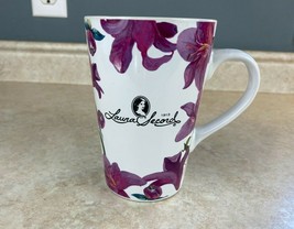  Laura Secord Purple Iris 16 Fluid Oz 6 Inch Tall Coffee/Tea Mug - $5.93