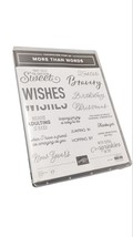 Stampin Up More Than Words Photopolymer Stamp Set 150069 - $14.84