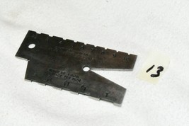 Starrett No. 284 Screw Thread Tool Gauge USA #13 w3c - $282.80 MXN