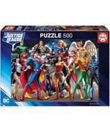 NEW Educa Jigsaw Puzzle 500 Pieces 19913 Justice League DC Comics - $27.72 CAD