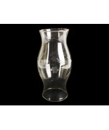 Lamp Globe/Chimney, Etched Abstract Floral, 3 3/8&quot; Dual Fitters, #GLB-43 - $19.55