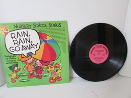 Vtg Record Album Nursery School Songs Rain Rain Go Away Merry 6002 L114D - £3.27 GBP