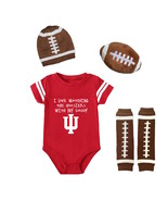 Indiana  Hoosiers Watching With Daddy Onesie Set - $30.08 CAD+