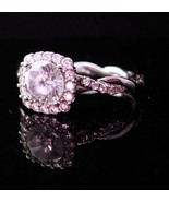 Stunning Engagement ring - Size 9 - signed sterling silver cocktail ring... - $135.00
