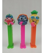 Vintage 2001 Lot of 3 Sourz Fruit Pez Dispensers Retired Grapes, Waterme... - $13.43 CAD