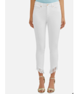 Sofia Vergara Women's Rosa Curvy High Waist Fringed Hem Ankle Jeans 18 Short NWT - $19.99