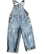 Little Co. by Lauren Conrad Denim Overalls Size 24  Months Organic Cotto... - $14.43