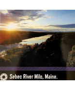 C2020s Maine Postcard Unposted Milo Sebec River Piscataquis County 1 E98H - $27.34 CAD