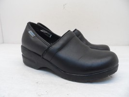 Cherokee Women&#39;s Harmony Slip On Clog Casual Work Shoe Black Size 7M - £22.35 GBP