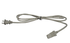 Built In 6 Foot Male Gray Wall End Pig Tail Power Cord 06-5510-92 - £12.34 GBP