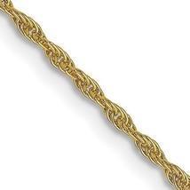 Leslie&#39;s 1.2 mm Loose Rope 24in Chain Solid 10K Yellow Gold - £276.58 GBP
