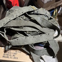 Lot of 18 Original Condition WW2 37 Pattern British Army /RCAF Webbing Belts - $123.74