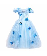 Cinderella Princess#2 Butterfly Party Dress kids Costume Dress for girls... - £14.78 GBP+