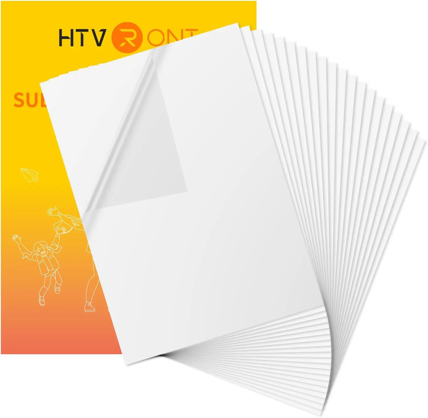 HTVRONT White Waterproof Thermal Transfer Sublimation Paper - €8,17 EUR