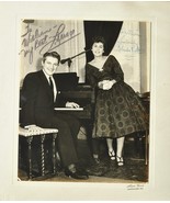 LIBERACE &amp; ROBERTA PETERS SIGNED PHOTO X2  w/COA - $532.03 CAD