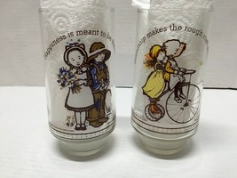 Holly Hobbie “Happy Talk” American Greeting Drinking Glass Coca Cola Limited Ed - £6.22 GBP