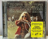 Janis Joplin&#39;s Greatest Hits 1999 Audio CD Remastered 2 x Bonus Tracks - $7.99