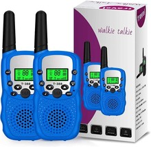 Kids WalkieTalkies 22 Channels 2 Way Radio Toy Backlit LCD Flashlight Set of 2 - £16.01 GBP