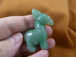 (Y-BUR-582) Green aventurine Donkey mule burro gemstone figurine burros ... - $355.79 MXN