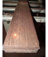 ONE (1) KILN DRIED SANDED WENGE 24&quot; X 4&quot; X 13/16&quot; LUMBER WOOD - €36,28 EUR