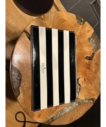 Kate Spade Black and White Striped Pouch - $34.73 CAD